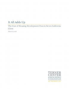 Development Fees Report Cover