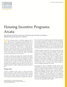 Housing Incentive Programs Brief Cover Page