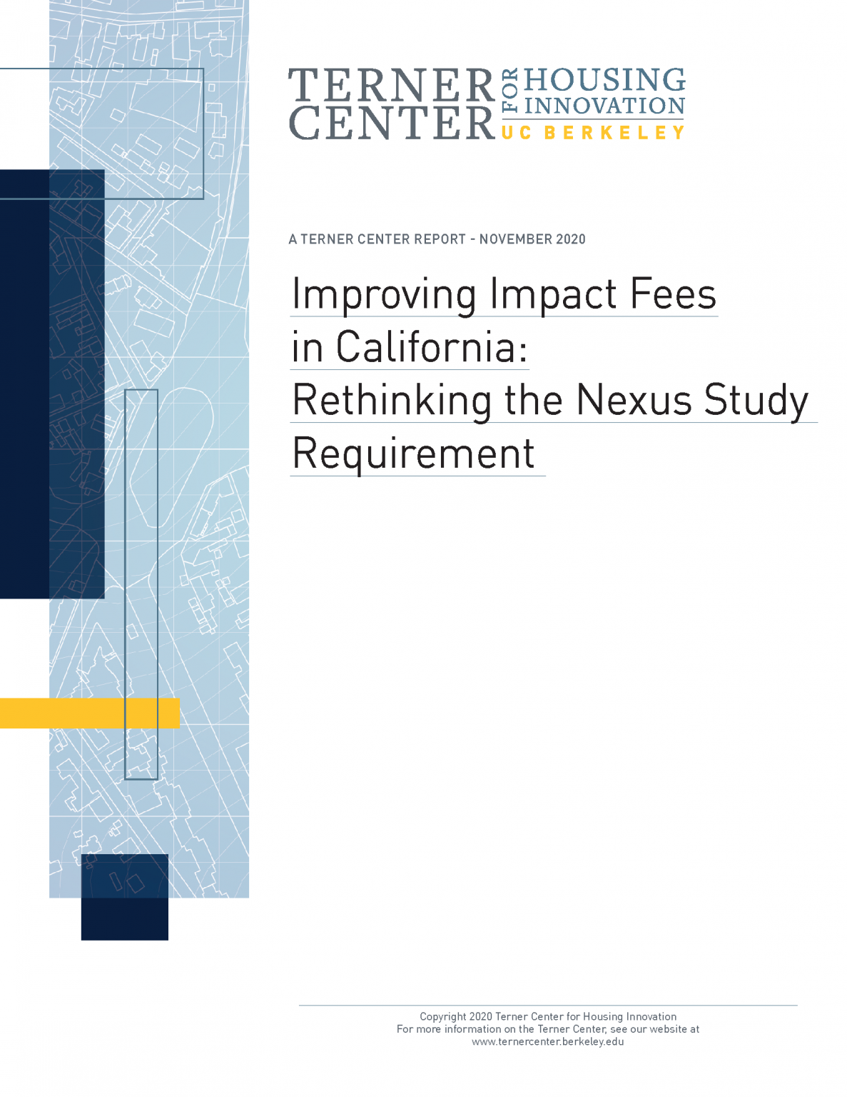 Improving Impact Fees in California Rethinking the Nexus Studies