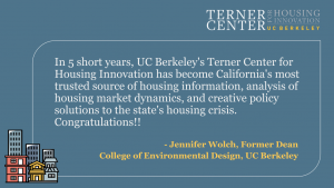 Congratulations from Jennifer Wolch, Former Dean of the College of Environmental Design, UC Berkeley