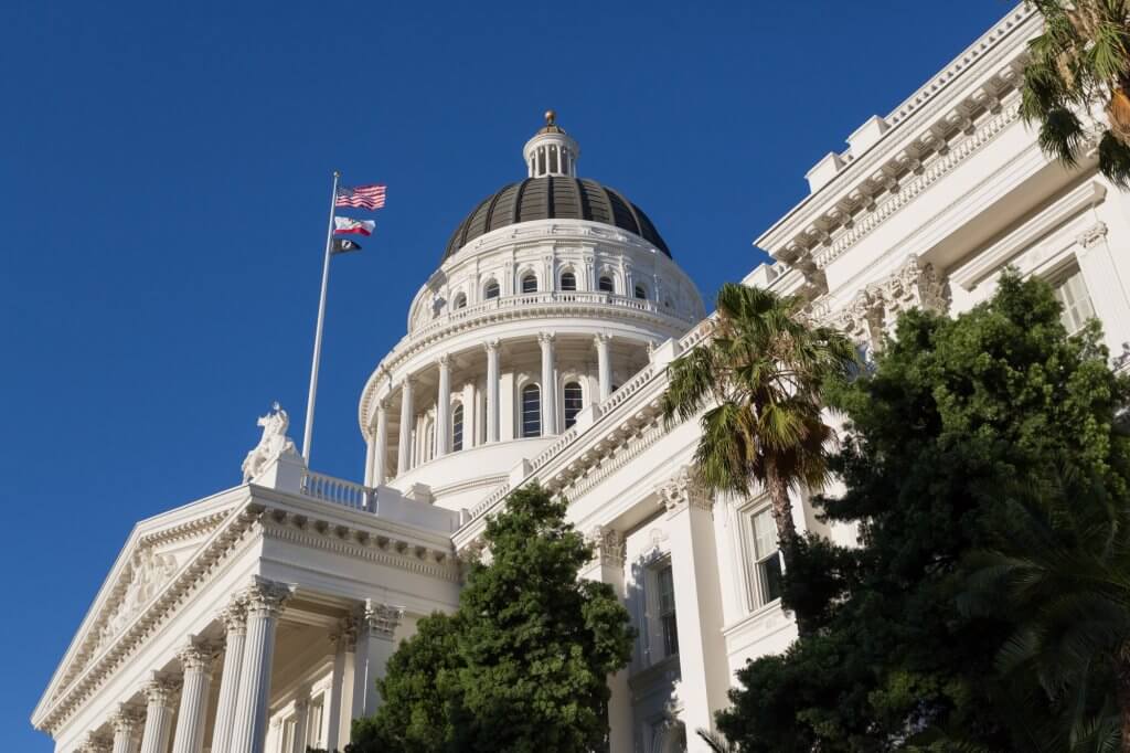 Photo of California capitol building in Sacramento