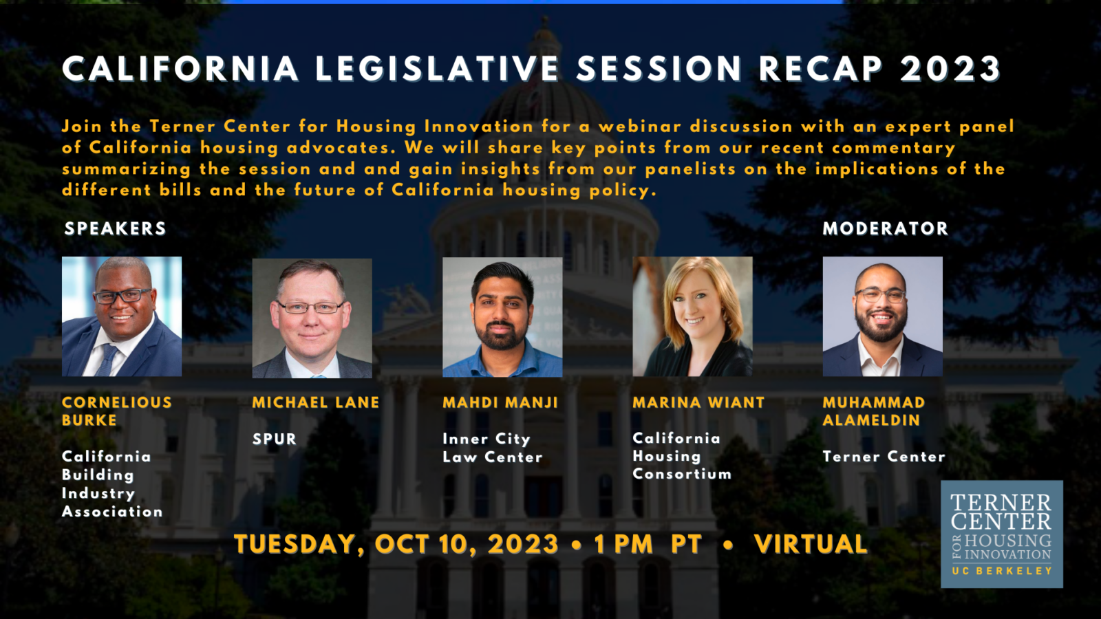 California Legislation Session Recap 2023 - Terner Center