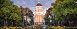 Capitol building in Sacramento, CA